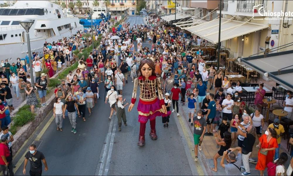 Τα Άγια Μετέωρα κλείνουν την πόρτα στην Αμάλ-Ανάστατη και η τοπική κοινωνία με την προσφυγοπούλα-μαριονέτα